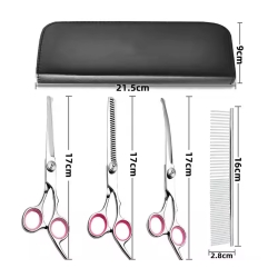 Pet Grooming Scissors Kit